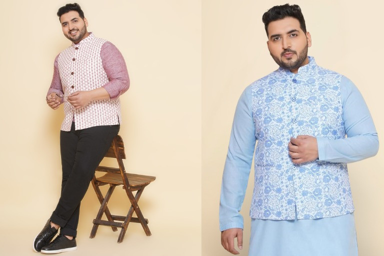 Plus Size Nehru Jackets for Weddings & Festive Functions: Style Guide